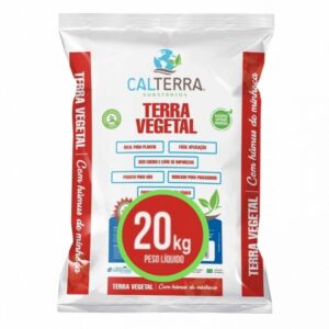 Substrato Terra Vegetal Adubada Com Humus De Minhoca 20kg (cópia)